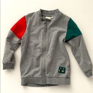 Name It Zip  Interior Fleece Jacket Grey 2-3 yrs